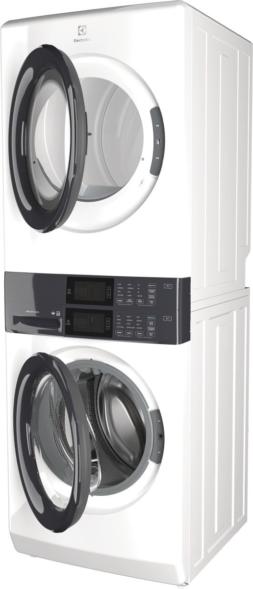 Electrolux 300 Series 4.4 Cu. Ft. Washer, 8.0 Cu. Ft. Electric Dryer White Stack Laundry-2