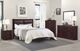 Homelegance® Seabright Brown/Cherry Eastern King Panel Bed-1