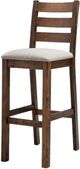 Handstone Saratoga Leg 30” Bar Chair With Leather Seat-1