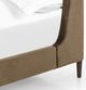 Four Hands Potter Brown/White Queen Panel Bed-3