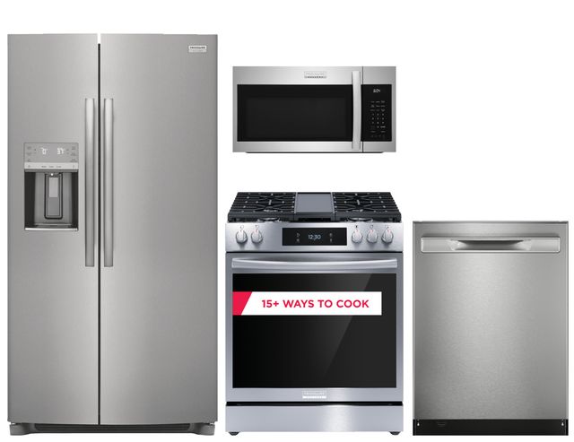 Frigidaire Gallery® 4 Piece Smudge-Proof® Stainless Steel Kitchen Package-0