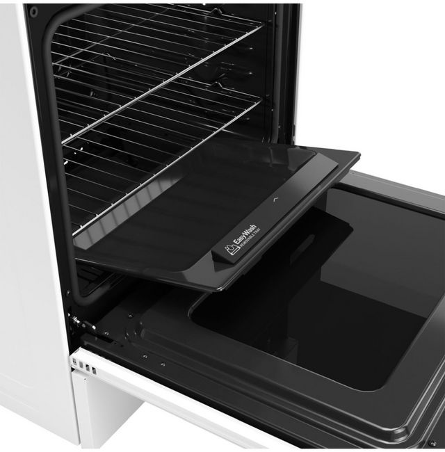GE® 30'' White Freestanding Gas Range-4