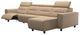 Stressless® by Ekornes® Emily 4-Piece Beige Medium Power Reclining Right-Arm Facing Chaise Sectional-1