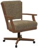 Chromcraft Customizable Cameron Caster Swivel Dining Chair-3