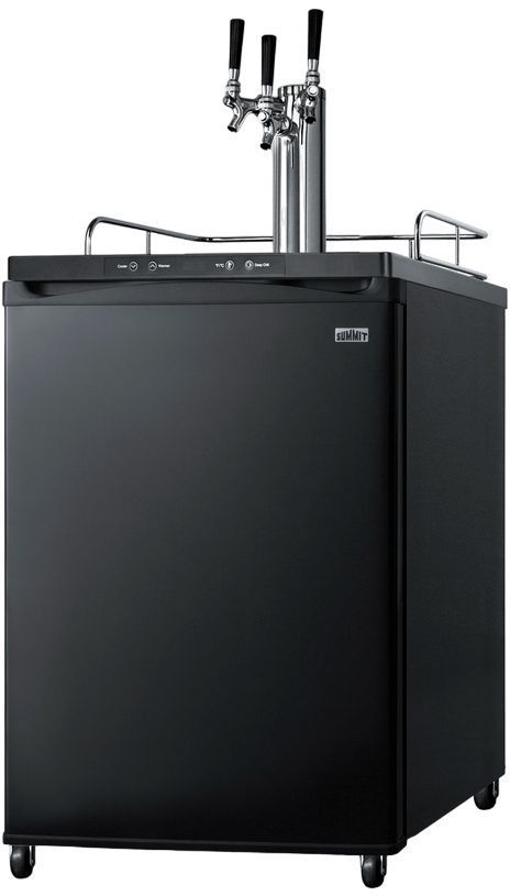 Summit® 24" Black Kegerator-1