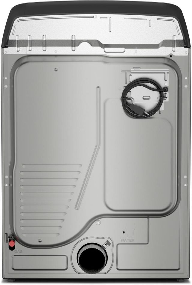 Maytag® 7.4 Cu. Ft. Classic Silver Smart Front Load Gas Dryer with Extra Power-4