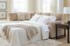 Signature Design by Ashley® MaKaylen 2-Piece Almond Right-Arm Facing Full Sleeper Sectional and Chaise-2