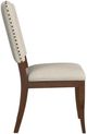 Flexsteel® Bellevue Tan/Whiskey Brown Upholstered Dining Side Chair-4