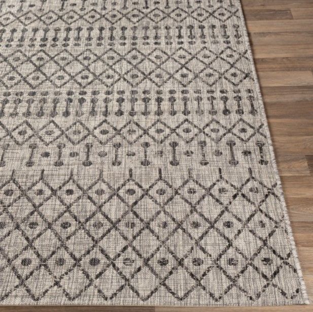 Surya Eagean Charcoal/Taupe 4'x6' Area Rug-2