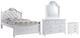 Elements International Alana 4-Piece White Youth Full Platform Bedroom Set-0