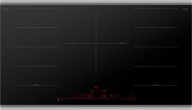 Bosch Benchmark® 36" Black/Stainless Steel Induction Cooktop-0
