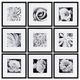 Crestview Collection Bouquet 9-Piece Hand Finished Wall Art Set-0