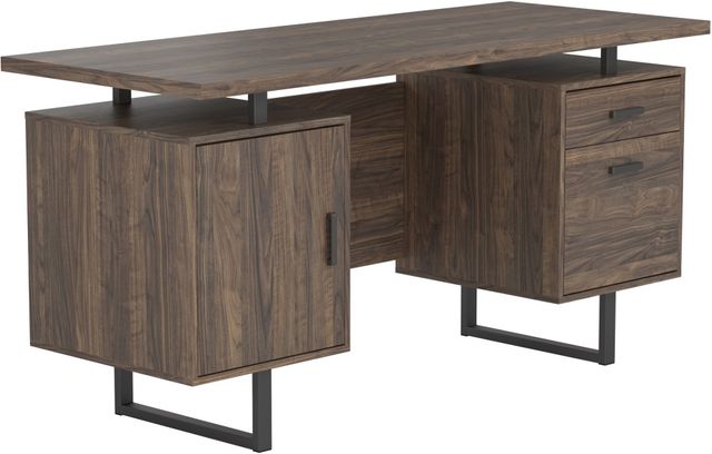 Coaster® Lawtey Weathered Grey Office Desk-1