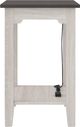 Signature Design by Ashley® Dorrinson Gray Chairside End Table with Antique White Base-3
