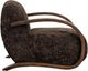 Four Hands Burke Cocoa Shearling Accent Chair-3