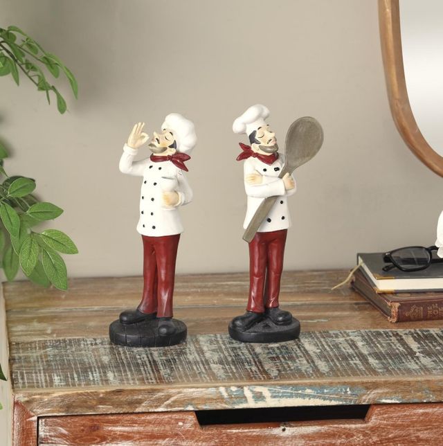 Deco Marche 2-Piece Chef Sculpture Set-3