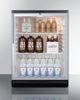 Summit® Commercial Series 5.5 Cu. Ft. Stainless Steel Beverage Center-1