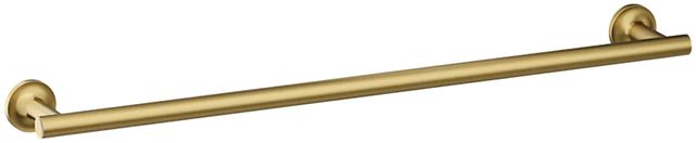 KOHLER® Purist® Vibrant Brushed Moderne Brass 24" Towel Bar-0