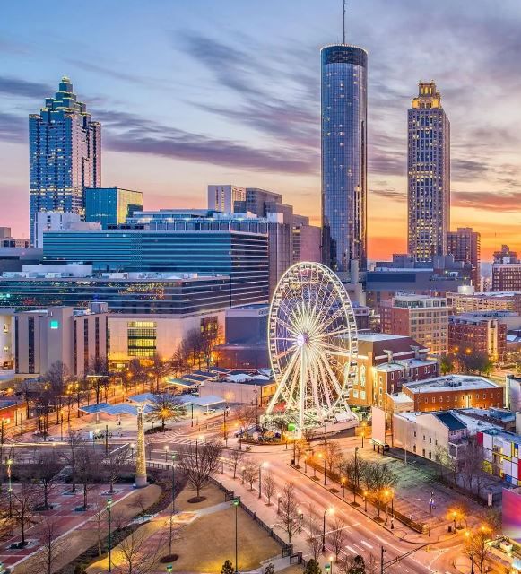 Classy Art Atlanta Skyline Wall Art-1
