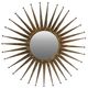 A & B Home Gold Gemma Flare Mirror-0