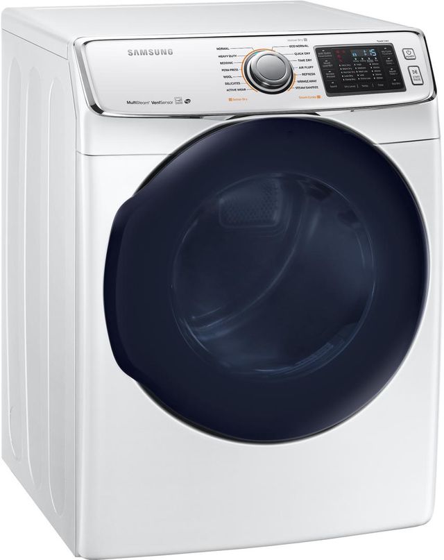 Samsung 7.5 Cu. Ft. White Front Load Electric Dryer-1