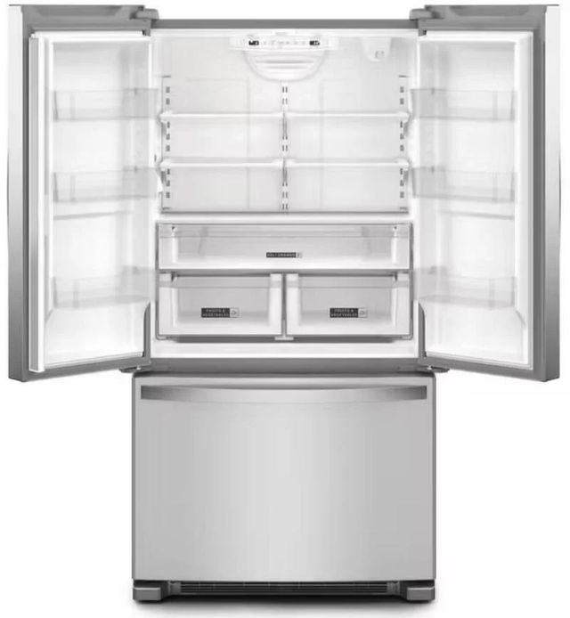 Whirlpool® 36 in. 20.0 Cu. Ft. Fingerprint Resistant Stainless Steel Counter Depth French Door Refrigerator-1