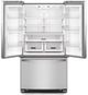 Whirlpool® 36 in. 20.0 Cu. Ft. Fingerprint Resistant Stainless Steel Counter Depth French Door Refrigerator-1