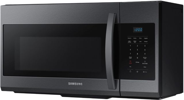 Samsung 1.7 Cu. Ft. Fingerprint Resistant Black Stainless Steel Over The Range Microwave-1