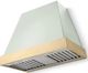 La Cornue CornuFé Euclid 36" Tapestry Wall Mounted Range Hood with Polished Brass Trim-0
