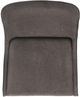 Elements International Razor Walnut Standard Height Arm Chair-4