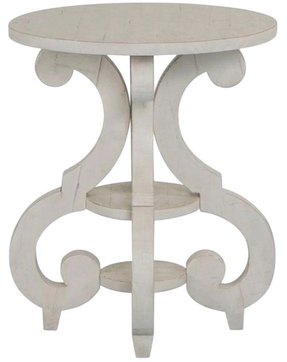 Magnussen Home® Bronwyn Alabaster Side Table-1