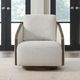 Liberty Furniture Nora Dark Brown/Nathan Ginger Swivel Accent Chair-1