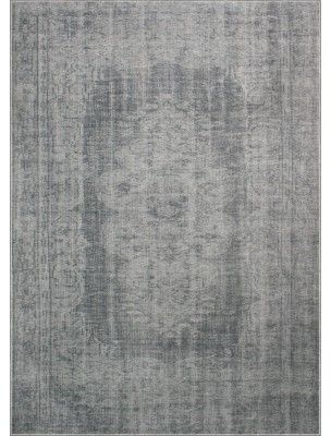 Renwil® Fallon Distressed Dusty Blue 10' x 2'6" Runner Rug-0