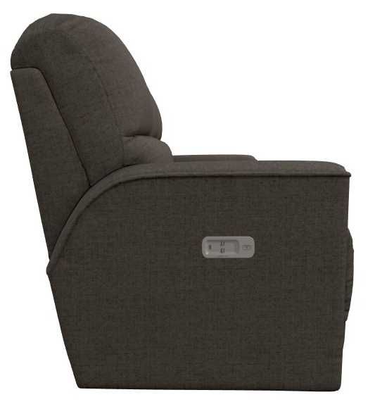 La-Z-Boy® Cade Smoke Power Reclining Sofa with Headrest-3