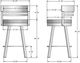 Amisco Customizable Ronny Swivel Counter Stool-2