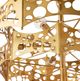 Currey & Company Emmental Contemporary Gold Leaf Chandelier-5