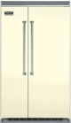 Viking® 5 Series 48 in. 29.1 Cu. Ft. Vanilla Cream Built In Side-by-Side Refrigerator-0