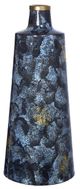 A & B Home Blue/Gold Decorative Flower Vase-1