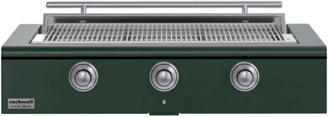 Caliber™ Rockwell Social 3-Burner Emerald Built-In Natural Gas Grill with Stainless Steel Hardware-0