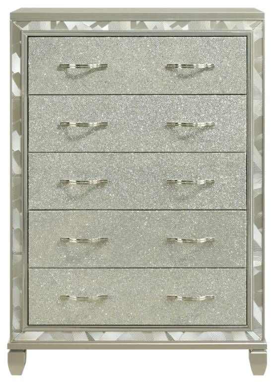 New Classic® Home Furnishings Radiance Silver Chest-1