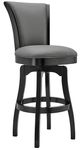 Armen Living Raleigh Gray 30" Swivel Bar Stool-1
