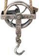 A & B Home Beige/Nickel Pulley Hook-1