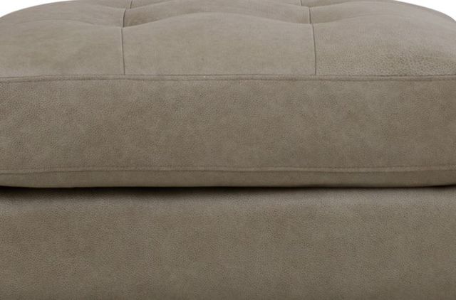 Leather Italia™ Georgetowne Ellis Green Pea Ottoman-1