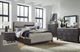 Magnussen Home® Plum Creek Elite Dove/Ravenwood Black California King Upholstered Panel Bed-1