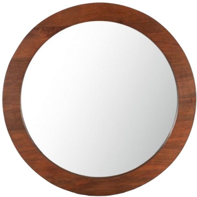 Home Trends & Design Cosmopolitan Antique Brass/Honey Brown Mirror-0