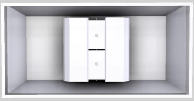 Vent-A-Hood® Designer Series 60" White Island Range Hood-3