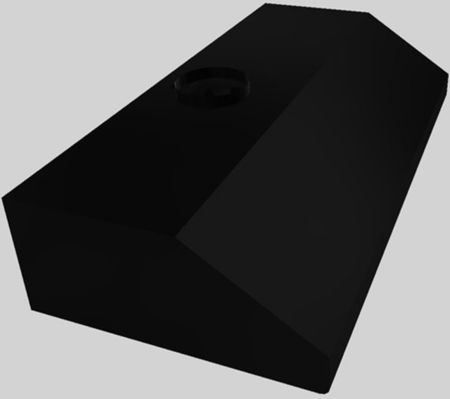 Vent-A-Hood® 42" Black Under Cabinet Range Hood-3