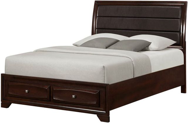 Coaster® Jaxson 5 Piece Cappuccino King Bedroom Set-1