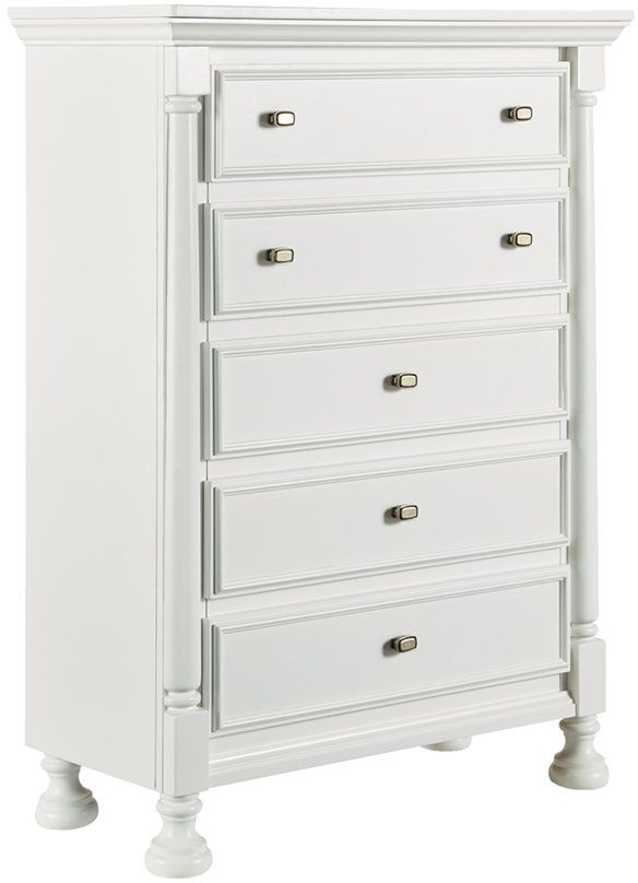 Signature Design by Ashley® Kaslyn White Chest | Walker Furniture