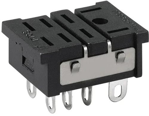RadioShack 10A Relay Socket for DPDT plug-in relay-0